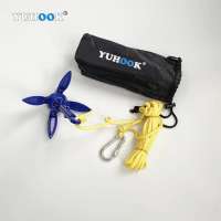 YUHOOK Kayak Anchor Folding Anchor For Marine Anchor Boat in Mass Stock